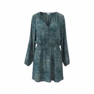 Nine Britton Jemma Smocked Waist Dress Green XL – EUC